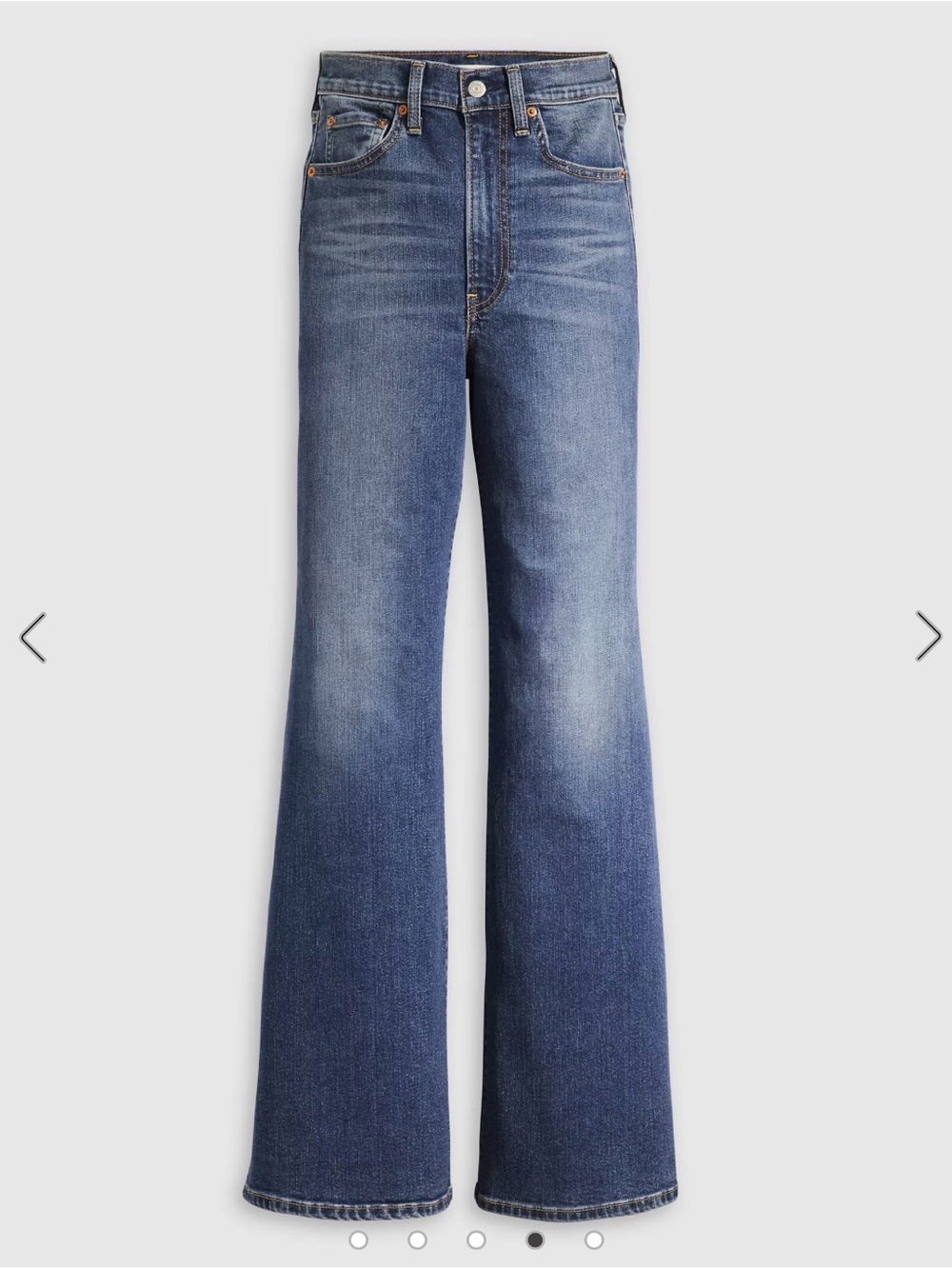 Levi’s Ribcage Bell Bottom Jeans Women’s 29 High Rise Flare Bell Stretch Denim